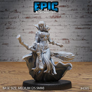 Elf Warlock Female - Epic Miniatures | Mighty Heroes | 28mm | 32mm | PC | Witch | Imp | Wizard | Vampire