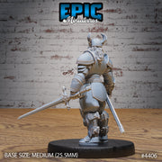 Beast Folk Paladin - Epic Miniatures | Mighty Heroes | 28mm | 32mm | Cat Folk | Tabaxi | Lion | Knight