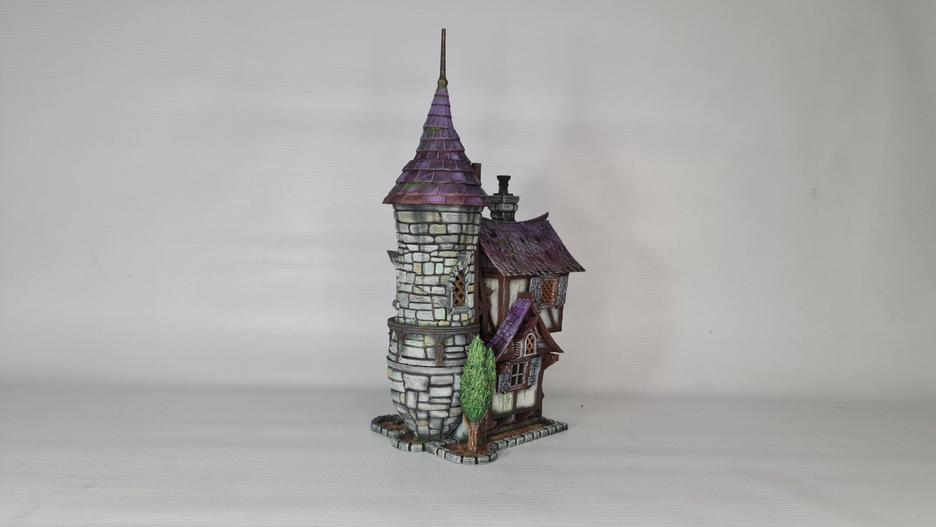 Peppermill Cottage - 3DP4U Medieval Town | Miniature | Wargaming | Roleplaying Games | 32mm | Inn | House | Playable | Filament | 3d printed