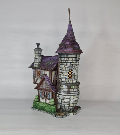 Peppermill Cottage - 3DP4U Medieval Town | Miniature | Wargaming | Roleplaying Games | 32mm | Inn | House | Playable | Filament | 3d printed