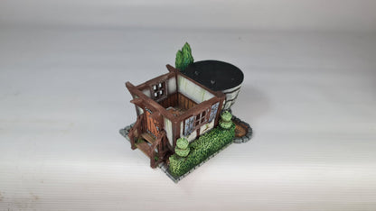 Peppermill Cottage - 3DP4U Medieval Town | Miniature | Wargaming | Roleplaying Games | 32mm | Inn | House | Playable | Filament | 3d printed