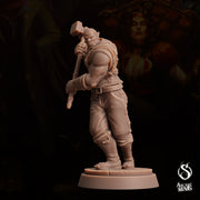 Half-Orc Brawler - Arcane Minis | 32mm | The Queens Deceit | Engineer | Mechanic