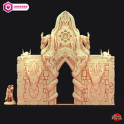 The Dragon Archway - Echoes of the Dark Portal by 3dHexes | Ancient Ruins Terrain for Roleplaying and Gaming | Gateway | Fort