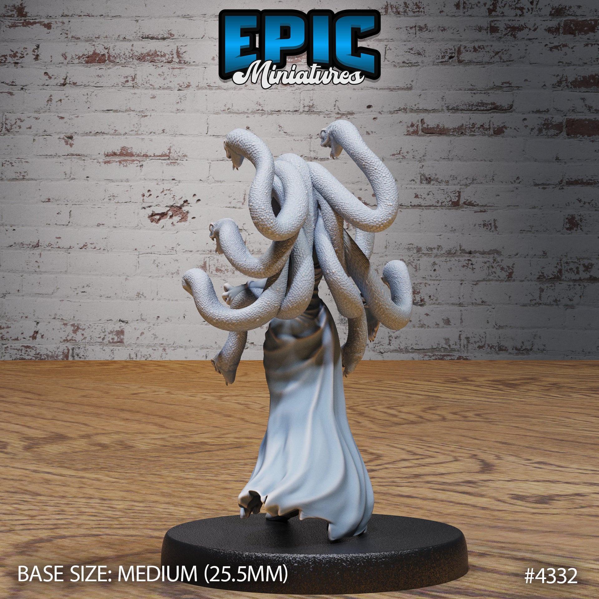 Medusa Bidel - Epic Miniatures | Olympian Legends | 28mm | 32mm | Greek | Snake monster