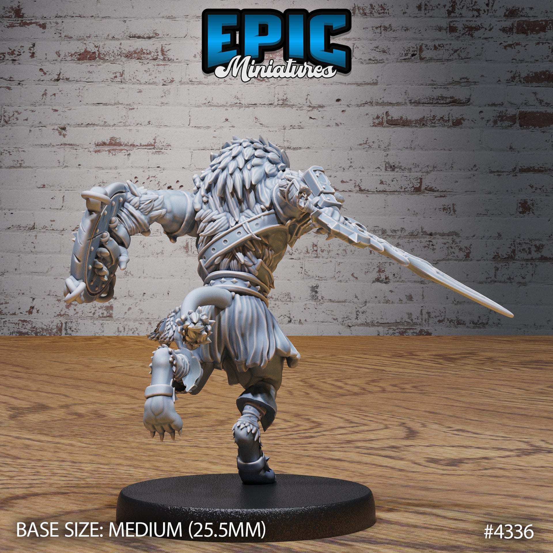 Nemean Lion Folk - Epic Miniatures | Olympian Legends | 28mm | 32mm | Greek | Tabaxi