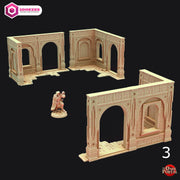 Under Construction Buildings - Echoes of the Dark Portal by 3dHexes | Ancient Ruins Terrain for Roleplaying and Gaming | Scatter