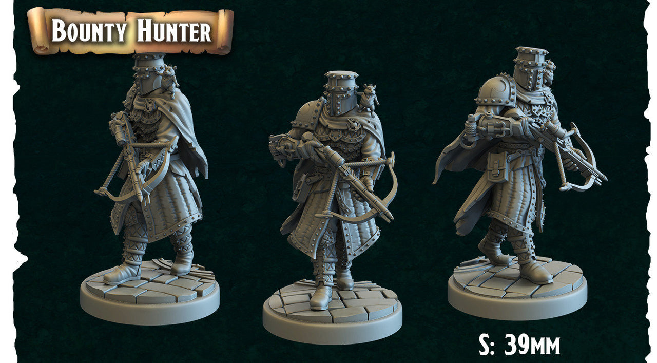 Bounty Hunter - Crippled God Foundry, Bladeport | 32mm | Knight | Crossbow | Hamster Companion