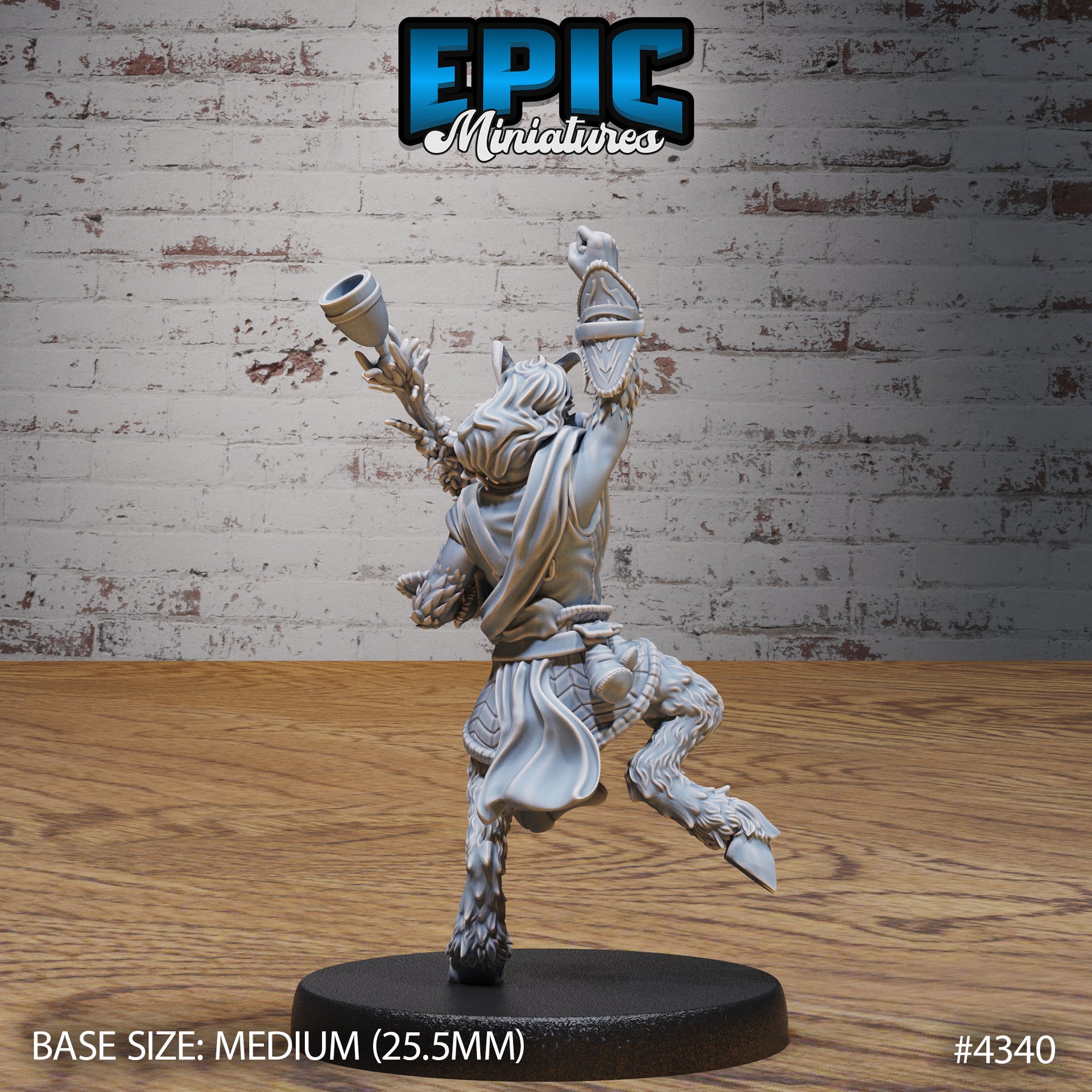 Satyr Classic - Epic Miniatures | Olympian Legends | 28mm | 32mm | Greek | Goat | Bard | Panlute