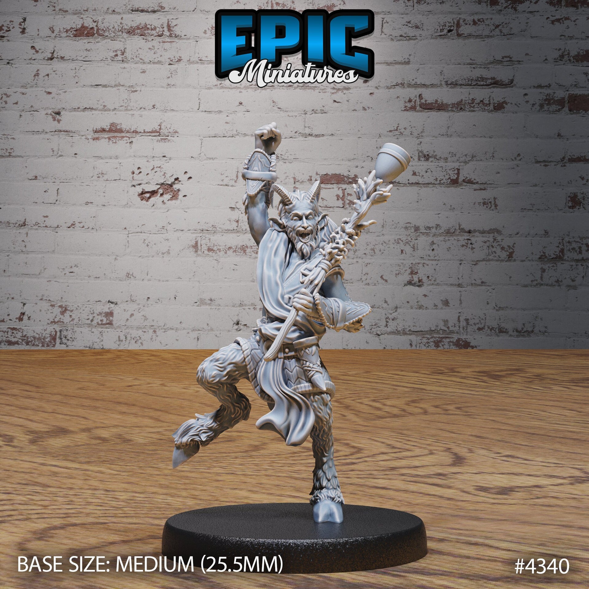 Satyr Classic - Epic Miniatures | Olympian Legends | 28mm | 32mm | Greek | Goat | Bard | Panlute