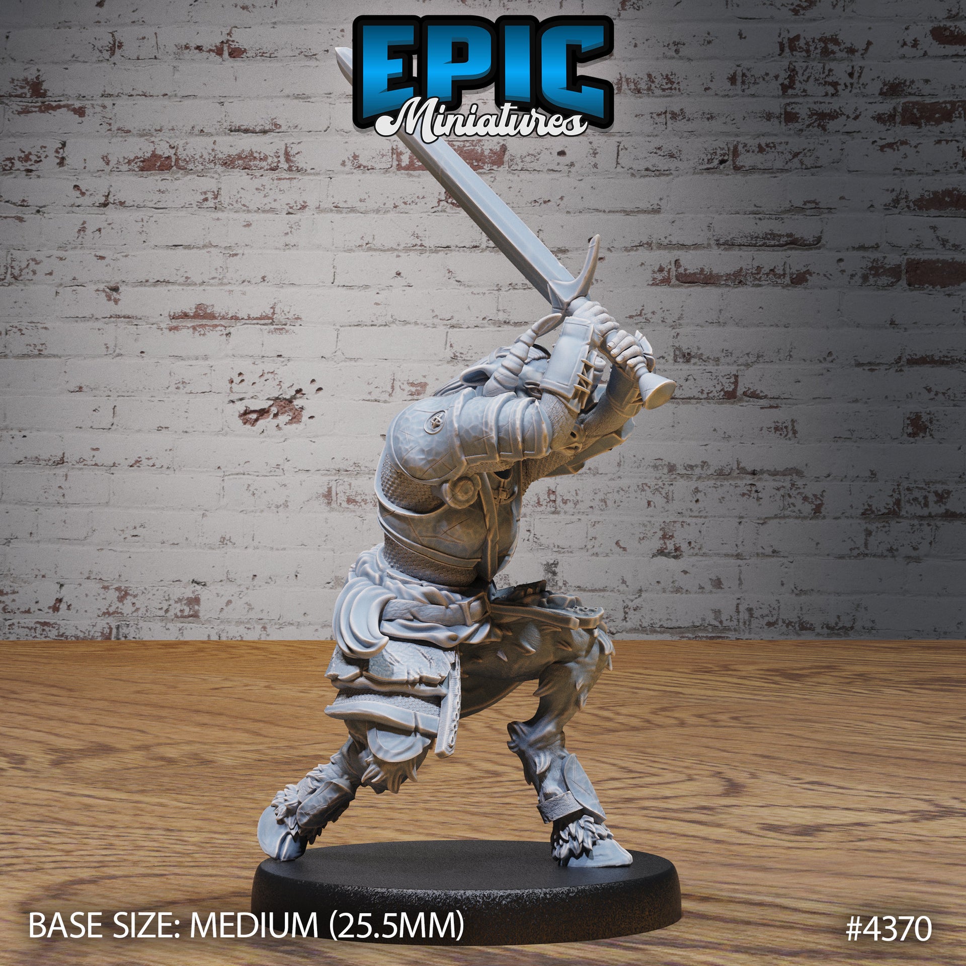 Minotaur Female Warrior - Epic Miniatures | Olympian Legends | 28mm | 32mm | Greek | Fighter | Champion