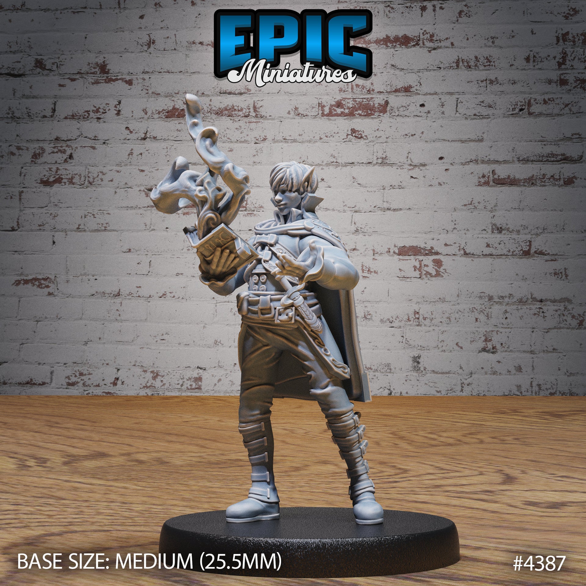 Elven Adventurer - Epic Miniatures | Mighty Heroes | 28mm | 32mm | Sorcerer | PC | Rogue