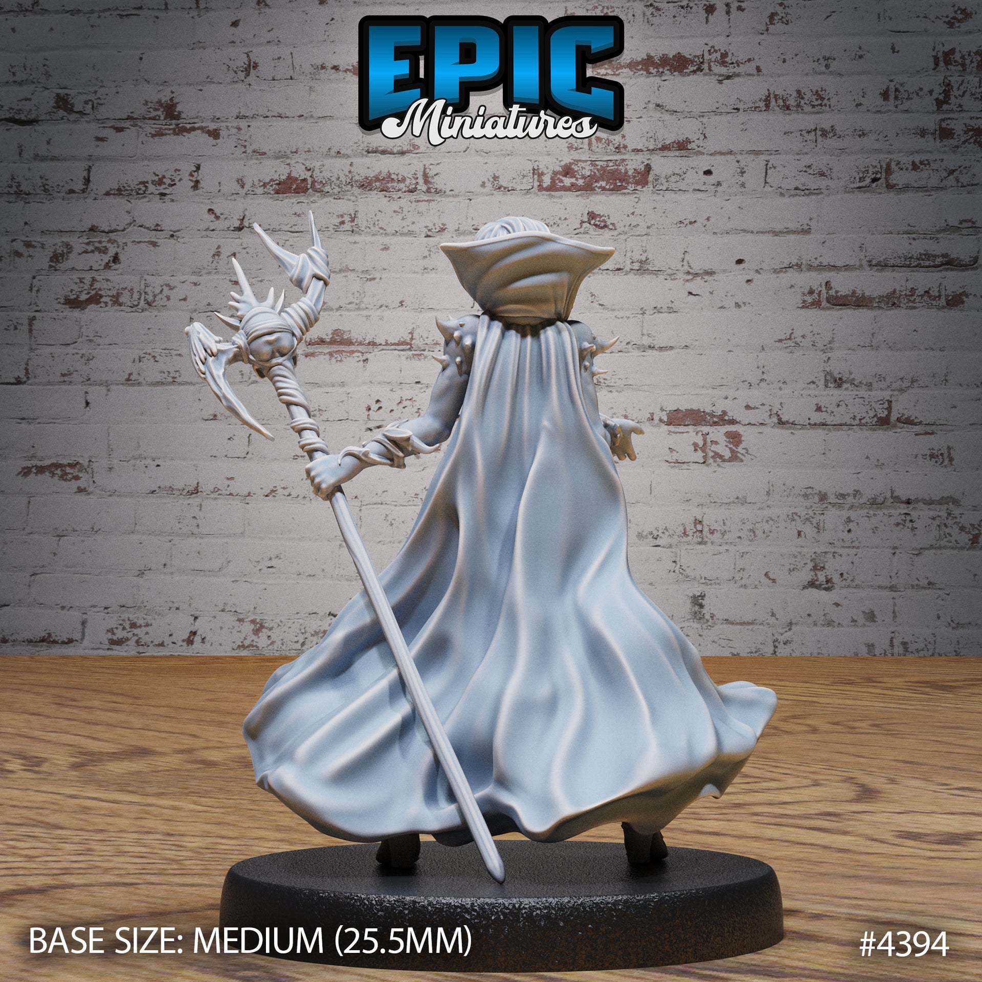 Elf Warlock Female - Epic Miniatures | Mighty Heroes | 28mm | 32mm | PC | Witch | Imp | Wizard | Vampire