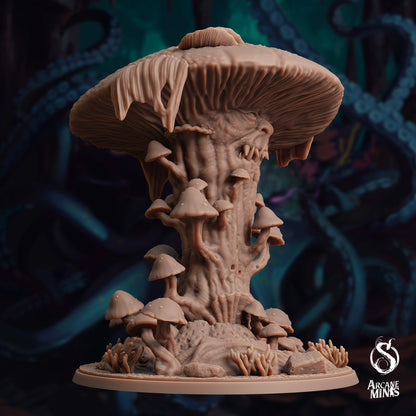 Mushril Hive, Mushroom Monster - Arcane Minis | 32mm | The Awakening | Alien | | Fungus | Mold