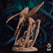 Exonid Strider, Giant Bug Monster - Arcane Minis | 32mm | The Awakening | Alien | Wasp