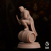 Human Brawler - Arcane Minis | 32mm | The Queens Deceit | Rogue | Bandit | Pirate