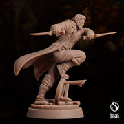 Human Brawler - Arcane Minis | 32mm | The Queens Deceit | Rogue | Bandit | Pirate