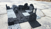 Modular Dungeon Tiles - Death X Tiles By Cast N Play | 28mm and 32mm Scale | 3d Printed