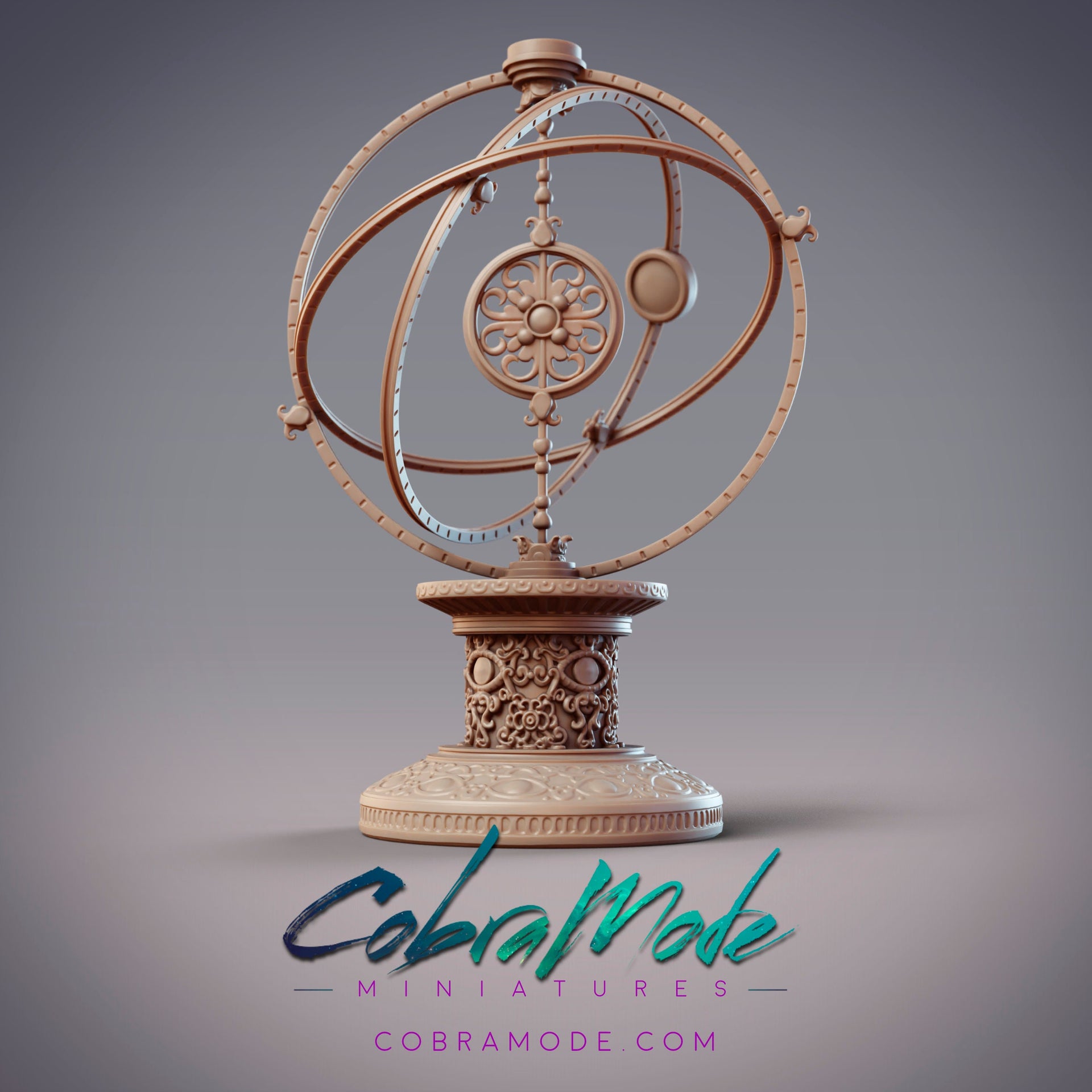 Astral Armillary, Solar Orrery - CobraMode | Miniature | Wargaming | Roleplaying Games | 32mm