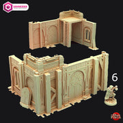 Under Construction Buildings - Echoes of the Dark Portal by 3dHexes | Ancient Ruins Terrain for Roleplaying and Gaming | Scatter