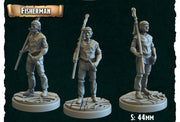 Fisherman - Crippled God Foundry, Bladeport | 32mm | Dock Worker | Sailor | Villager | Townsfolk