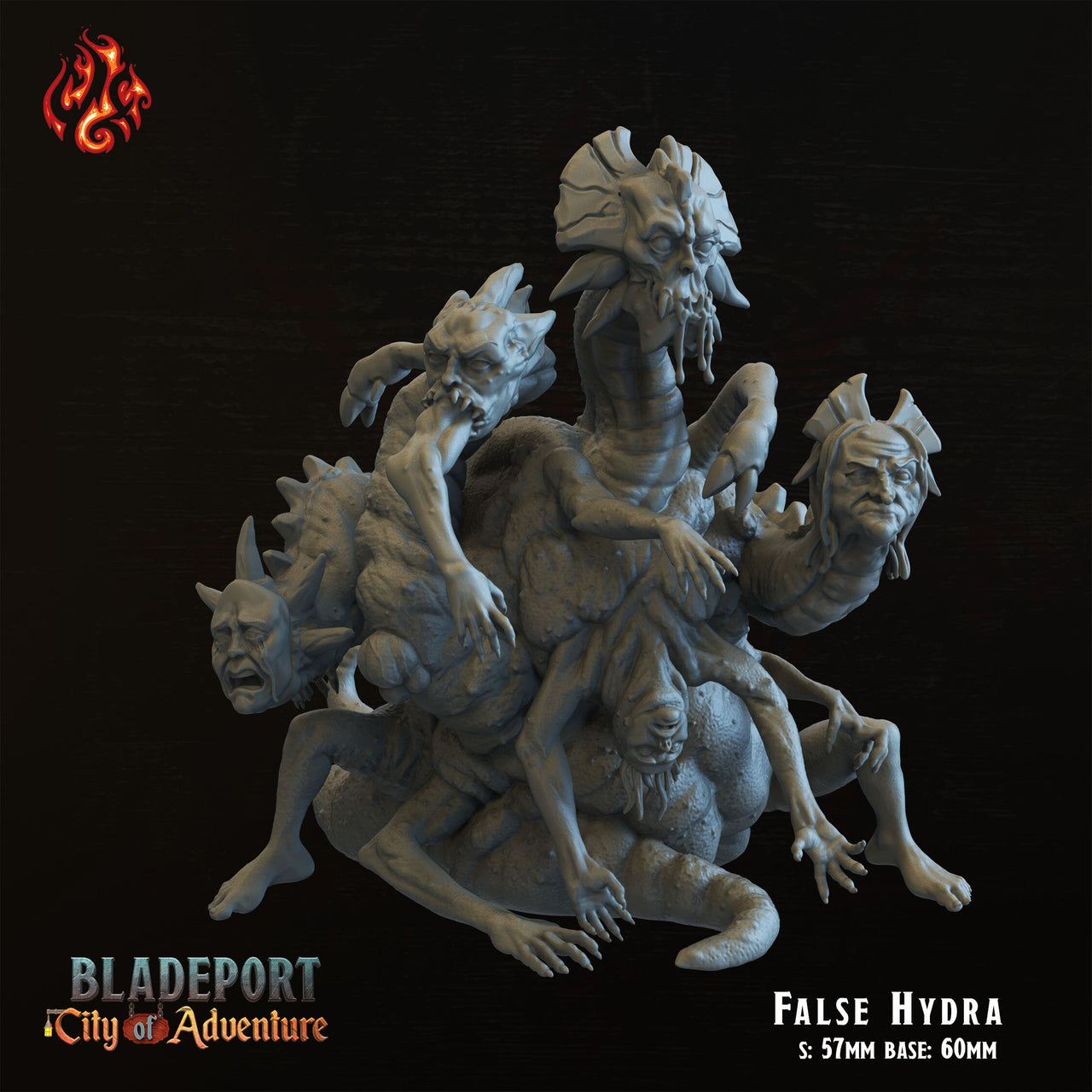 False Hydra - Crippled God Foundry, Bladeport | 32mm | Mutant | Demon