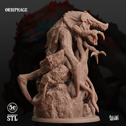 Orbiphage, Void Demon - Arcane Minis | 32mm | Junkers Plight | Alien | Chaos | Shadow | Tentacle | Spawn