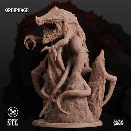 Orbiphage, Void Demon - Arcane Minis | 32mm | Junkers Plight | Alien | Chaos | Shadow | Tentacle | Spawn
