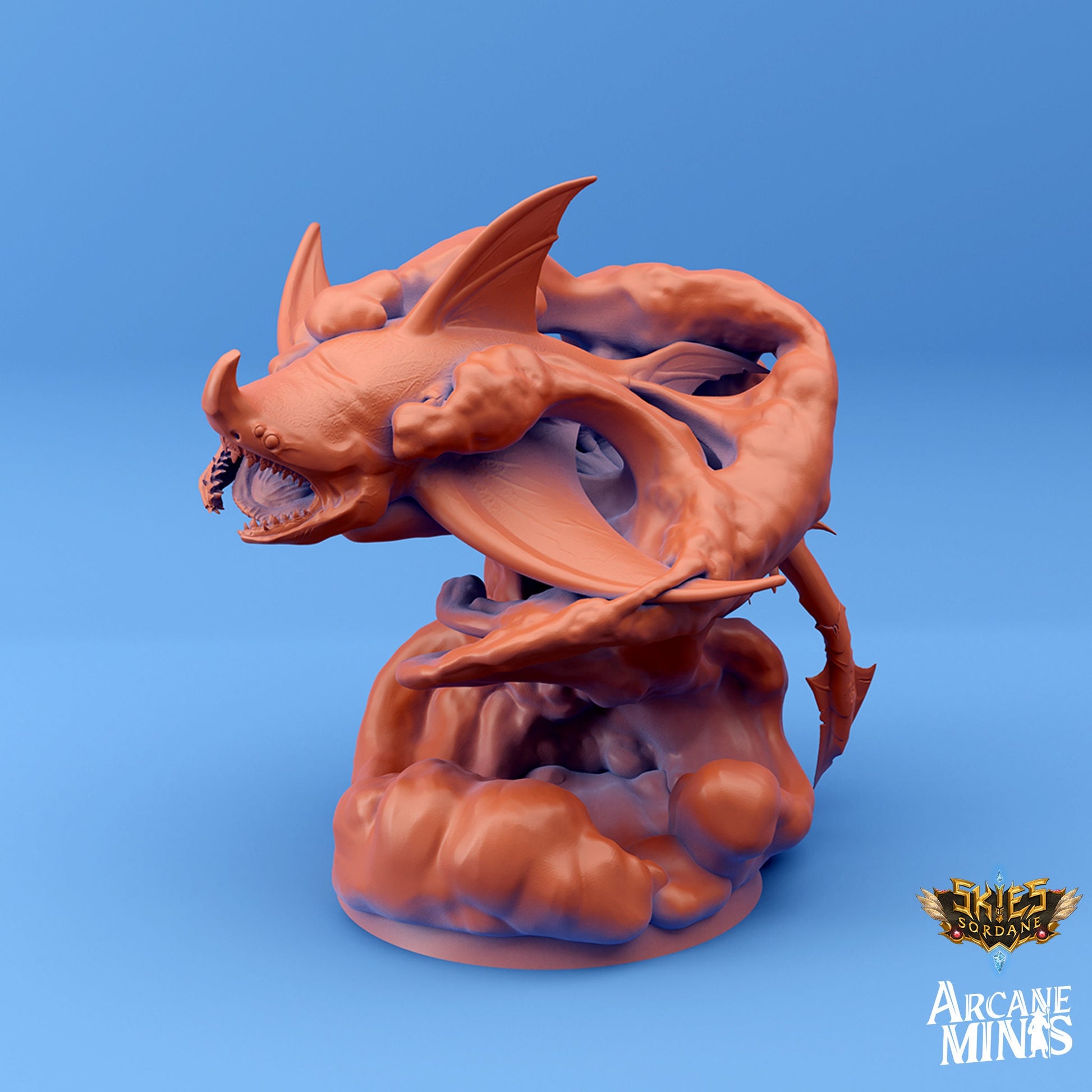 Cloud Shark - Arcane Minis | 32mm | Tourist Terror | Alien | Giant | Flying