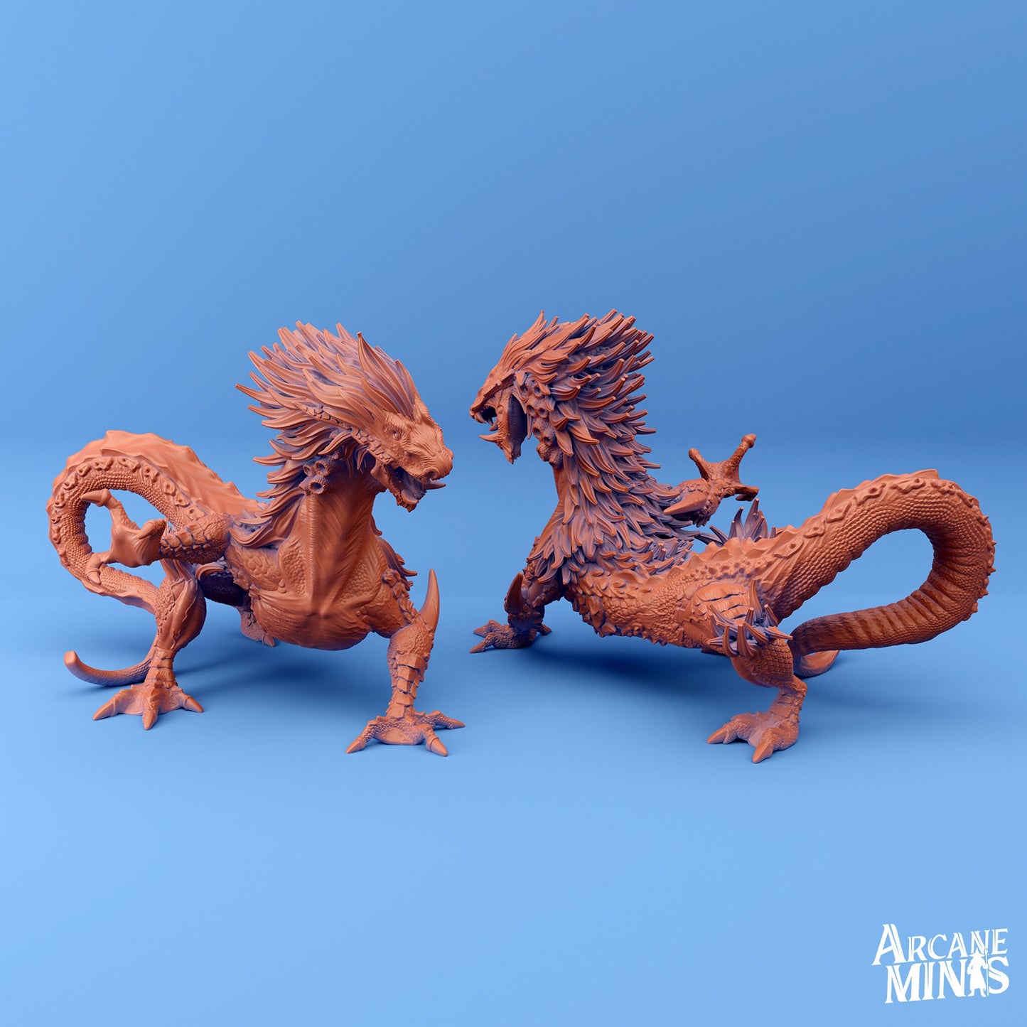 Fog Stalker, Lizard Alien - Arcane Minis | 32mm | Demon | Drake
