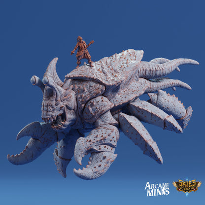Wild Pinnex, Giant Crab- Arcane Minis | 32mm | Flying | Lobster