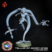 Tellurian Scorpiones, Space Elf Psychic Assasin - Crippled God Foundry - Echoes of the Void | 32mm | Scifi | High Elf Fleet