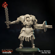 Battle Automata, Battle Sister Exoskeleton - Crippled God Foundry - Sacred Order | 32mm | Scifi