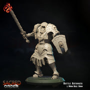 Battle Automata, Battle Sister Exoskeleton - Crippled God Foundry - Sacred Order | 32mm | Scifi