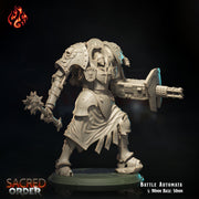 Battle Automata, Battle Sister Exoskeleton - Crippled God Foundry - Sacred Order | 32mm | Scifi