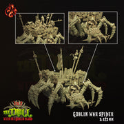 Goblin war spider - Crippled God Foundry - Troll With the Goblin Blood | 32mm | Cave | Gant