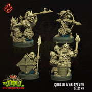 Goblin war spider - Crippled God Foundry - Troll With the Goblin Blood | 32mm | Cave | Gant