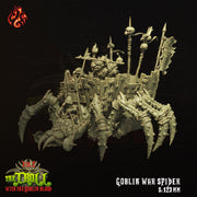 Goblin war spider - Crippled God Foundry - Troll With the Goblin Blood | 32mm | Cave | Gant