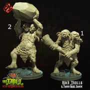 Rock Trolls - Crippled God Foundry - Troll With the Goblin Blood | 32mm | Cave