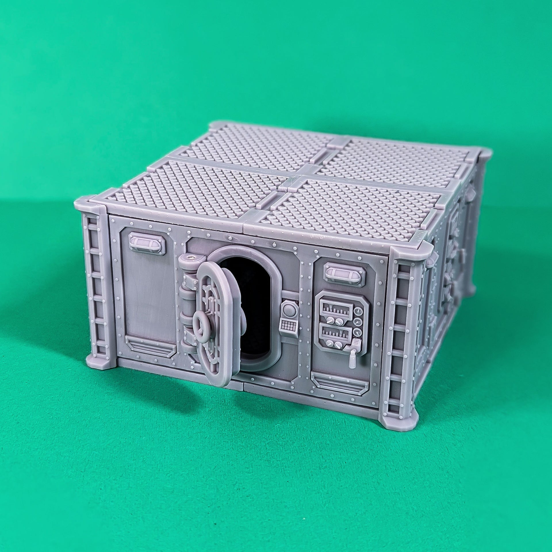 Bank Vault Terrain - Print Minis | Sci Fi | 28mm Heroic | Apocalypse | Playable interior