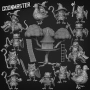 Tree House - Goonmaster | Ornery Owls | Miniature | D&D | Wargaming | Roleplaying Games | 32mm