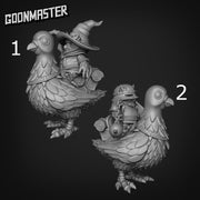 Pigeon Mount- Goonmaster | Ornery Owls | Miniature | D&D | Wargaming | Roleplaying Games | 32mm | Mage | Knight