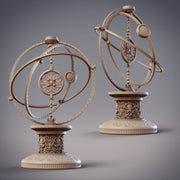 Astral Armillary, Solar Orrery - CobraMode | Miniature | Wargaming | Roleplaying Games | 32mm