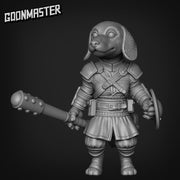 DachShund Foot Soldier - Goonmaster | Miniature | Wargaming | Roleplaying Games | 32mm | Male | Female