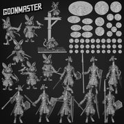 Giraffe Guardian Swordsman- Goonmaster | Miniature | Wargaming | Roleplaying Games | 32mm | Guard | Soldier | Warrior