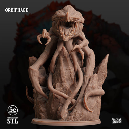 Orbiphage, Void Demon - Arcane Minis | 32mm | Junkers Plight | Alien | Chaos | Shadow | Tentacle | Spawn