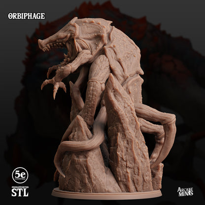 Orbiphage, Void Demon - Arcane Minis | 32mm | Junkers Plight | Alien | Chaos | Shadow | Tentacle | Spawn