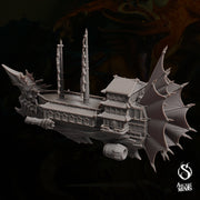 Altair Class Destroyer - Arcane Minis | 32mm | Warship | Airship | Massive! | Playable Interior | 1340mm Long!