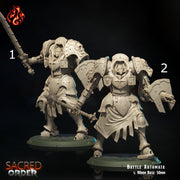 Battle Automata, Battle Sister Exoskeleton - Crippled God Foundry - Sacred Order | 32mm | Scifi