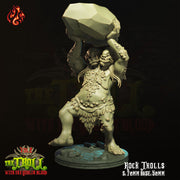 Rock Trolls - Crippled God Foundry - Troll With the Goblin Blood | 32mm | Cave