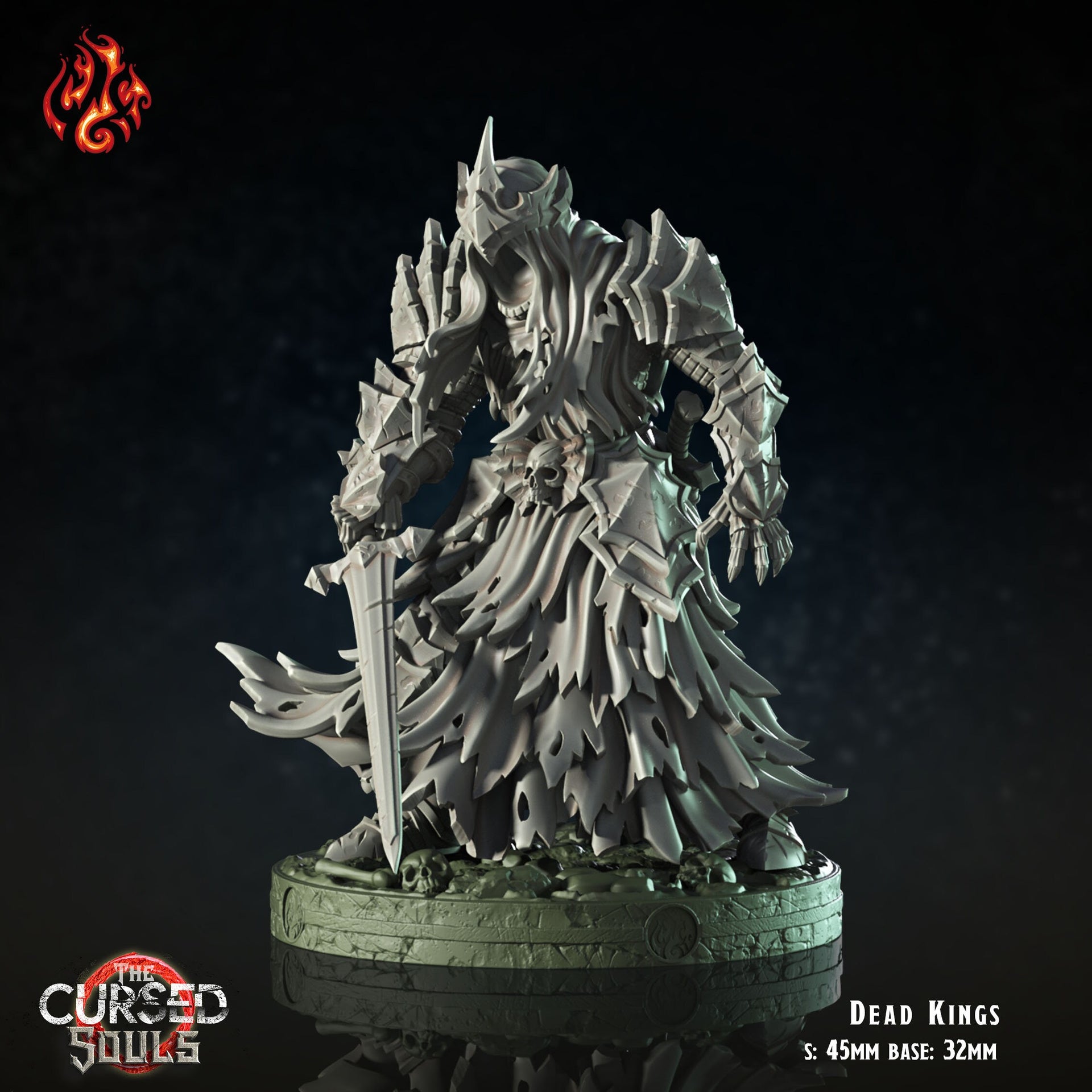 Dead Kings - Crippled God Foundry - The Cursed Souls | 32mm | Ghost | Spirit | Wight | Wraith